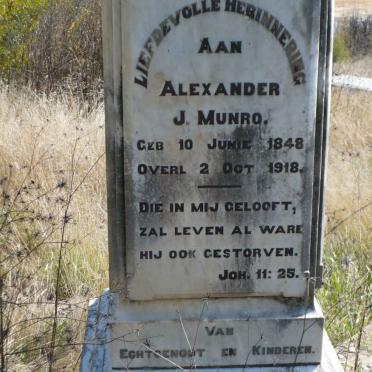 MUNRO Alexander J. 1848-1918