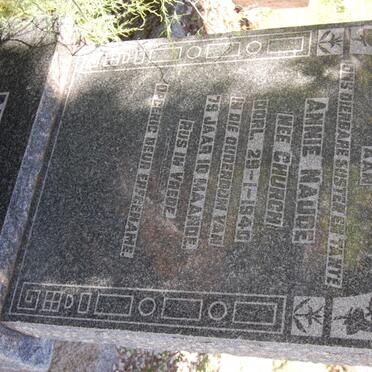 NAUDE Annie nee CHURCH -1940