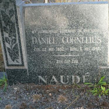 NAUDÉ Daniel Cornelius 1892-1949