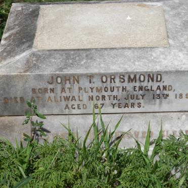 ORSMOND John T. -1890