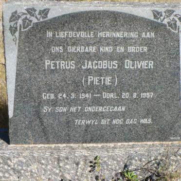 OLIVIER Petrus Jacobus 1941-1957