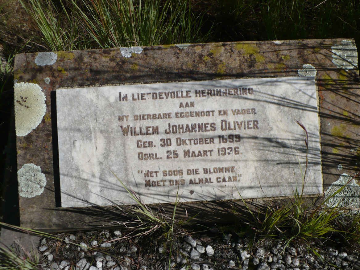 OLIVIER Willem Johannes 1899-1936