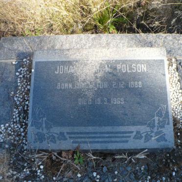 POLSON Johanna M.M. nee SINGLETON 1888-1969