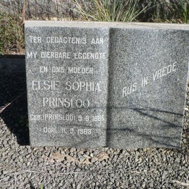PRINSLOO Elsie Sophia nee PRINSLOO 1886-1963