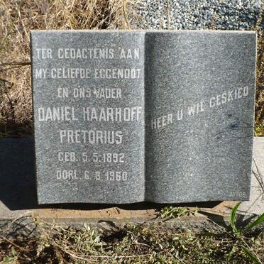 PRETORIUS Daniel Haarhoff 1892-1960