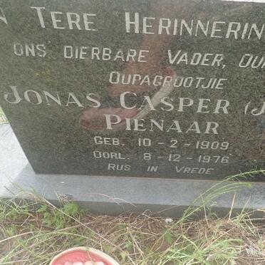 PIENAAR Jonas Casper 1909-1976 &amp; Margaret PYLMAN 1917-1989