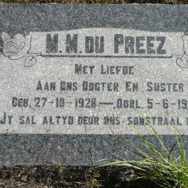PREEZ M.M., du 1928-1949