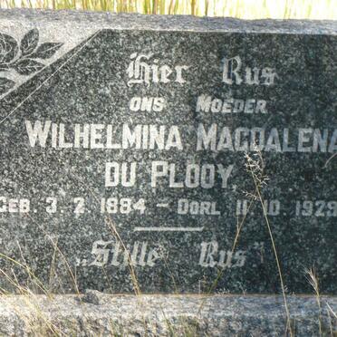 PLOOY Wilhelmina Magdalena, du 1884-1929