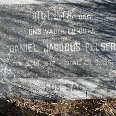PELSER Daniel Jacobus 1872-19?1