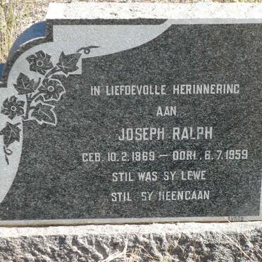 RALPH Joseph 1869-1959