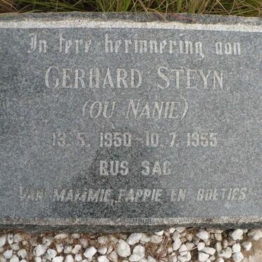 STEYN Gerhard 1950-1955