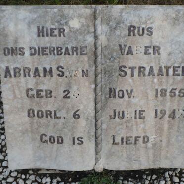 STRAATEN Abraham, van 1855-1947