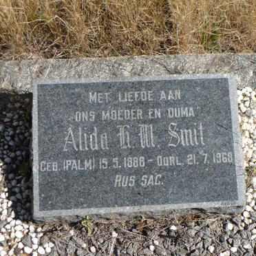 SMIT Alida H.M. nee PALM 1888-1968