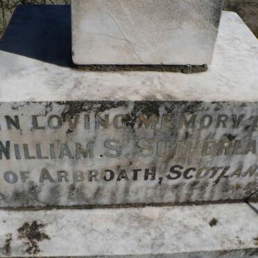 SUTHERLAND William S. -1902