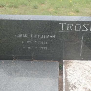 TROSKIE Johan Christiaan 1925-1979