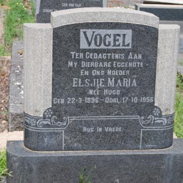VOGEL Elsjie Maria nee HUGO 1896-1956
