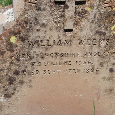 WEEKS William 1856-1896