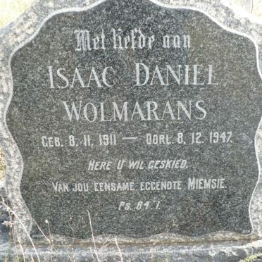 WOLMARANS Isaac Daniel 1911-1947