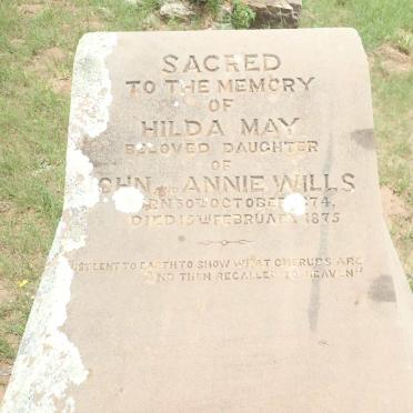WILLS Hilda May 1874-1875