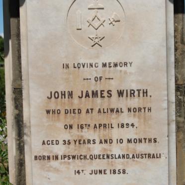 WIRTH John James 1858-1894
