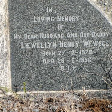 WEWEGE Liewellyn Henry 1928-1956