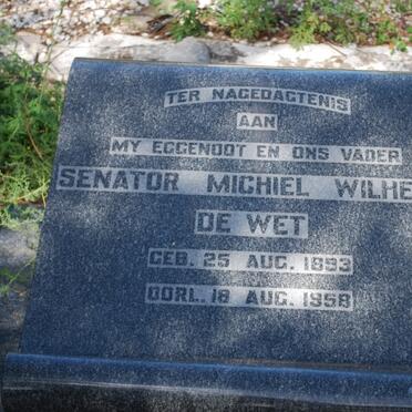 WET Michiel Wilhelm, de 1893-1958