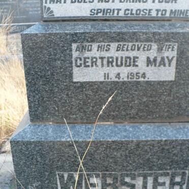 WEBSTER Gertrude May -1954