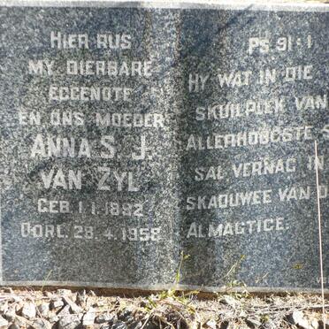 ZYL Anna S.J., van 1892-1958