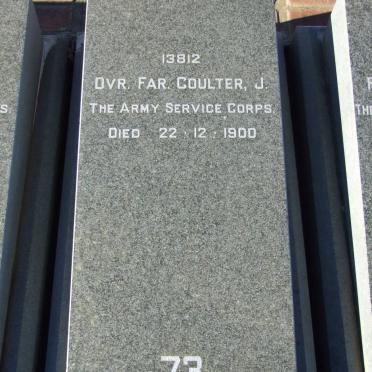 COULTER J. -1900