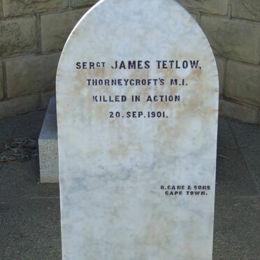 TETLOW James -1901