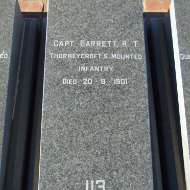 BARRETT Rusland T. -1901 