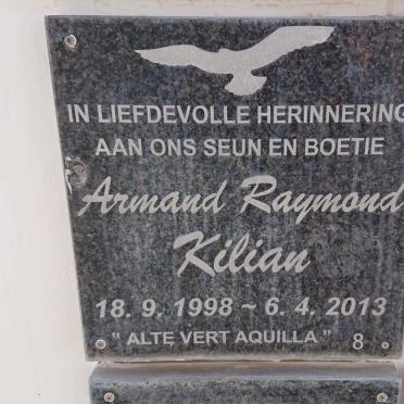 KILIAN Armand Raymond 1998-2013