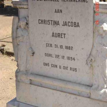 AURET Christina Jacoba 1882-1894