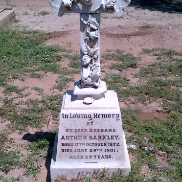 BARKLEY Arthur 1872-1901