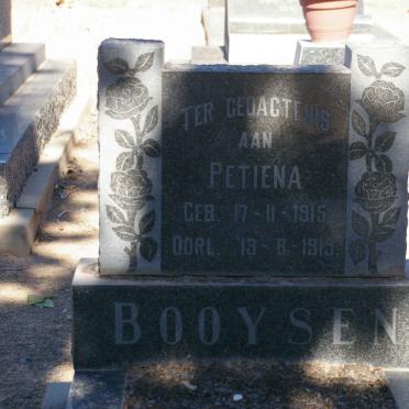 BOOYSEN Petiena 1915-1919