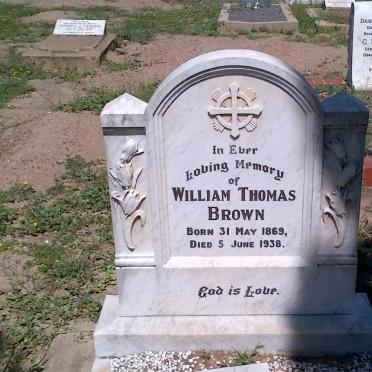 BROWN William Thomas 1869-1938
