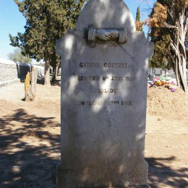 COETZEE Gedion 1824-1902