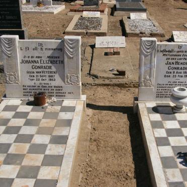 CONRADIE Jan Hendrik 1883-1946 &amp; Johanna Elizabeth VAN VEYEREN 1887-1953