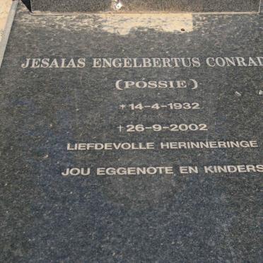 CONRADIE Petrus Wilhelmus 1928-1974 :: CONRADIE Jesaias Engelbertus 1932-2002