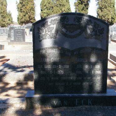 ECK Andries Johannes, van 1891-1965 &amp; Anna Christina GOUS 1890-1975