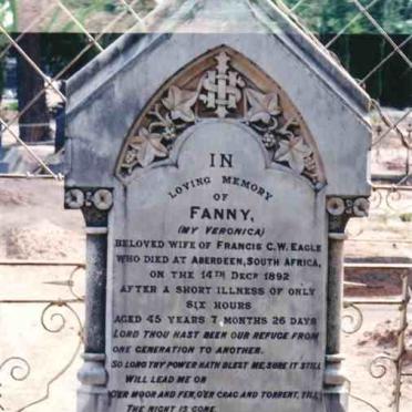 EAGLE Fanny Veronica 1847-1892