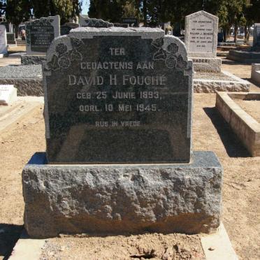 FOUCHE David H. 1893-1945