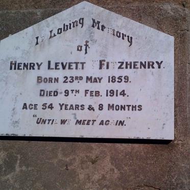 FITZHENRY Henry Levett 1859-1914