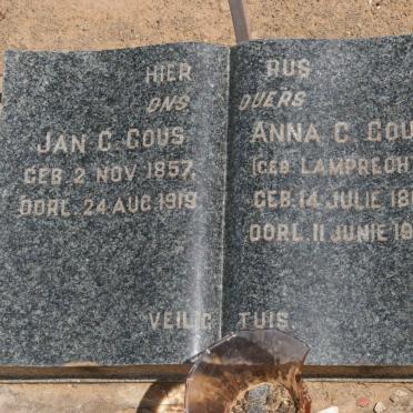 GOUS Jan C. 1857-1919 &amp; Anna C. LAMPRECHT 1861-1919