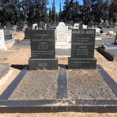 GOUWS Stephanus Petrus 1900-1952 :: GOUWS Petronella Aletta nee STRYDOM 1896-1959