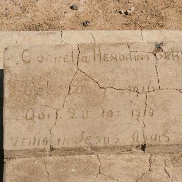 GERBER Cornelia Hendrina 1916-1918
