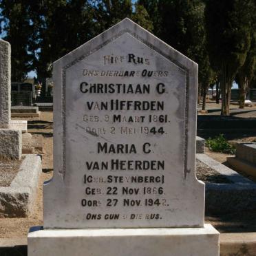 HEERDEN Christiaan C., van 1861-1944 &amp; Maria C. STEYNBERG 1866-1942