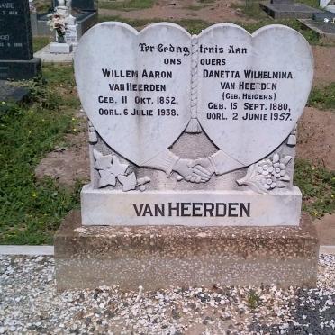 HEERDEN Willem Aaron, van 1852-1938 &amp; Danetta Wilhelmina HEIGERS 1880-1957