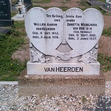 HEERDEN Willem Aaron, van 1852-1938 &amp; Danetta Wilhelmina HEIGERS 1880-1957