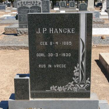 HANCKE J.P. 1885-1930